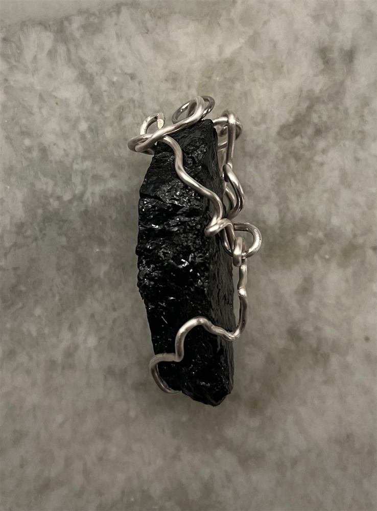 Rhodonite Pendant, handmade by Wilhelmina St&ouml;cker