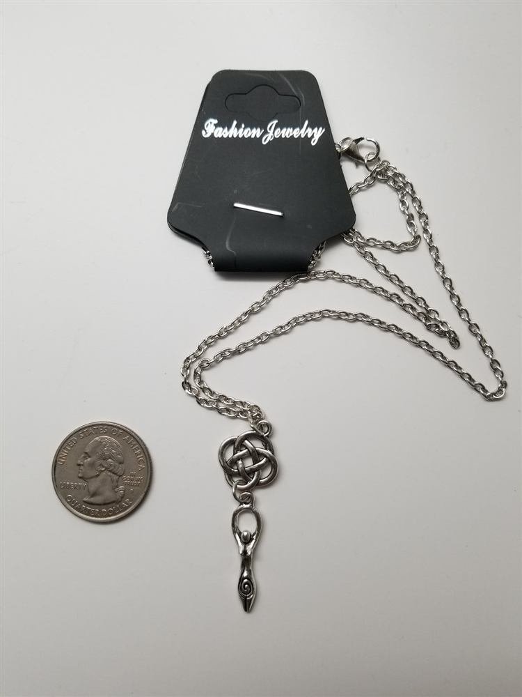 Goddess necklace, handmade by Wilhelmina St&ouml;cker