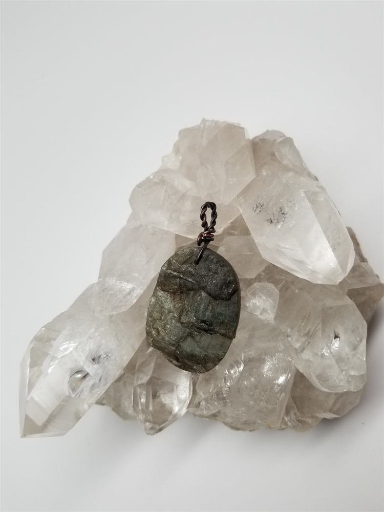 Labradorite Pendant, handmade by Wilhelmina St&ouml;cker