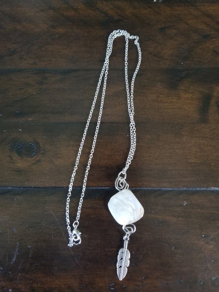 Natural Shell Necklace Design, handmade by Wilhelmina St&ouml;cker