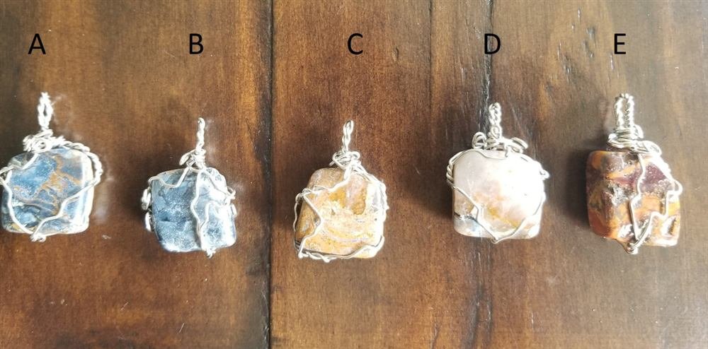 Pietersite Pendant - Various Unique Pendants, handmade by Wilhelmina St&ouml;cker