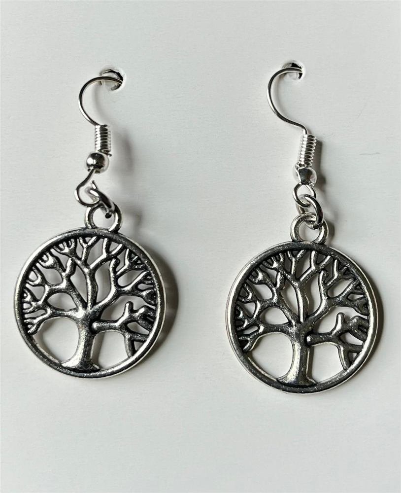 Tree of life Earrings, handmade by Wilhelmina St&ouml;cker