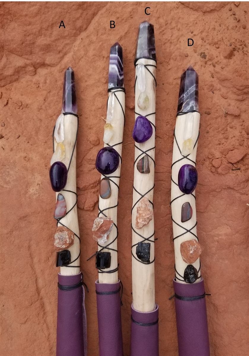 Meditation Wand Inner Wisdom, handmade by Wilhelmina